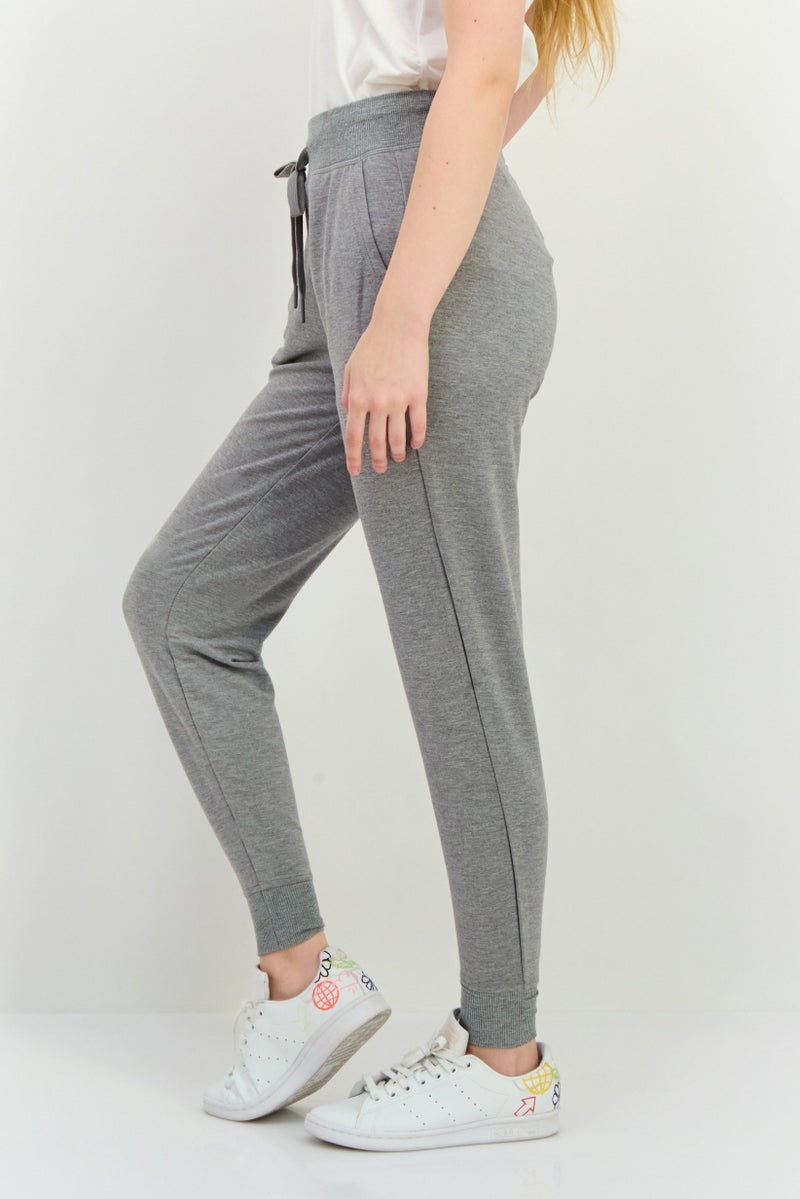 SKECHERS Women Sportswear Fit Outdoor Jogger Pants, Light Grey - Image 4